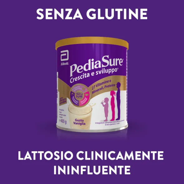 PEDIASURE-CRESCITA E SVILUPPO VANIGLIA 400 gr