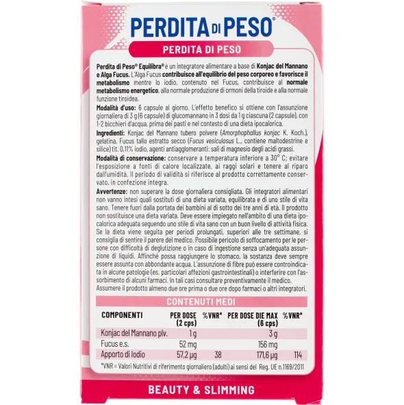 PERDITA DI PESO 60 CAPSULE