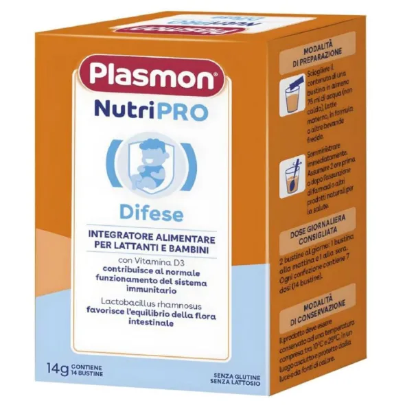 PLASMON NUTRIPRO DIFESE 14 BUSTINE