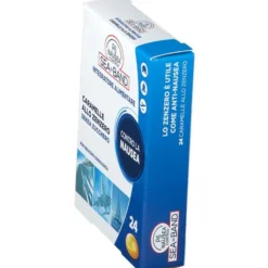 P6 NAUSEA CONTROL CARAMELLE ANTI NAUSEA VIAGGIO ALLO ZENZERO 24 PEZZI