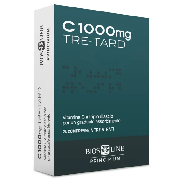 PRINCIPIUM C 1000 MG TRE-TARD 24 COMPRESSE A TRE STRATI