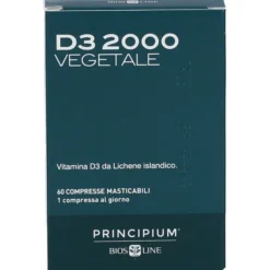 PRINCIPIUM D3 2000 MASTICABILE 60 COMPRESSE