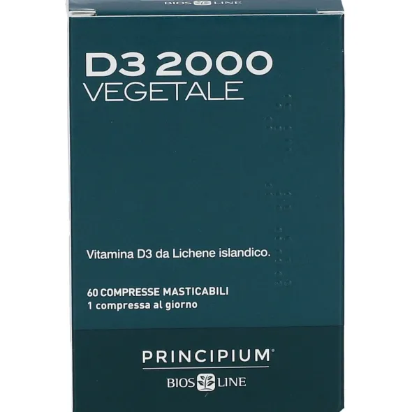 PRINCIPIUM D3 2000 MASTICABILE 60 COMPRESSE