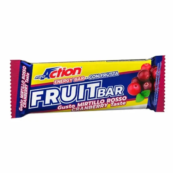 PROACTION FRUIT BAR BARRETTA ENERGETICA AL MIRTILLO ROSSO 40 G