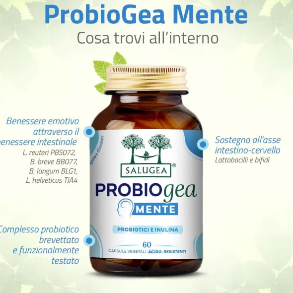 PROBIOGEA MENTE SALUGEA 60 CAPSULE