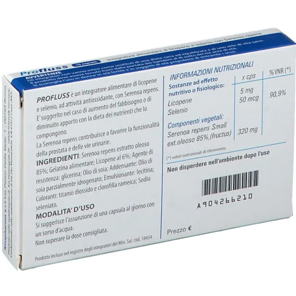 PROFLUSS 15 CAPSULE 9,75 G