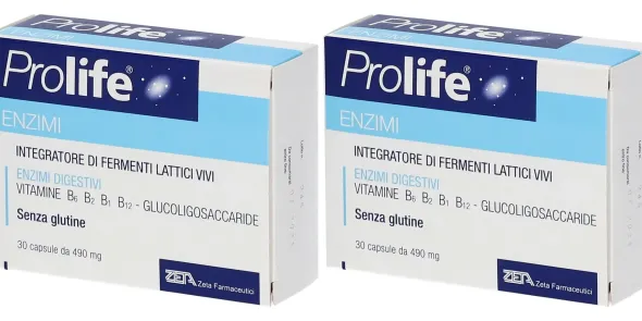 PROLIFE ENZIMI 30 CAPSULE Pack da 2