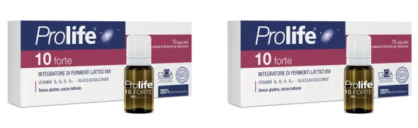 PROLIFE 10 FORTE 10 FLACONCINI DA 8 ML Pack da 2