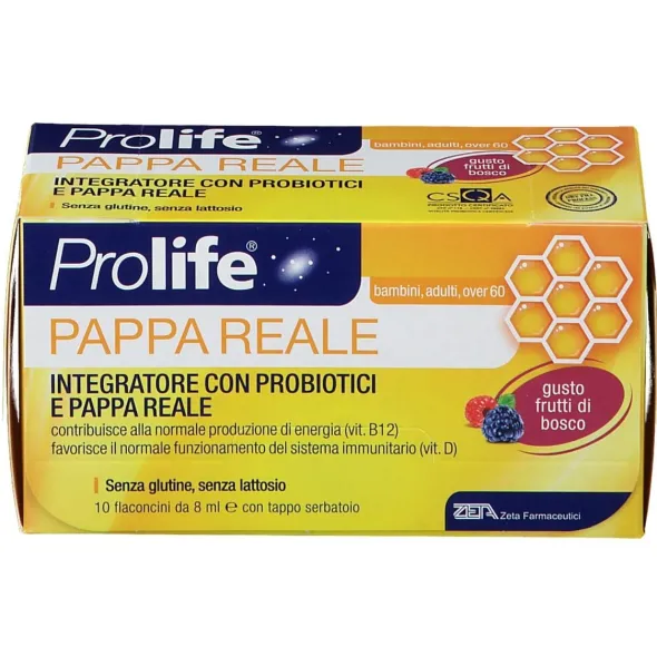 PROLIFE PAPPA REALE 10 FLACONI DA 8 ML
