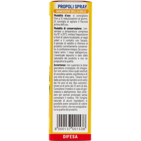 PROPOLI SPRAY CON ALOE CON EROGATORE 20 ML