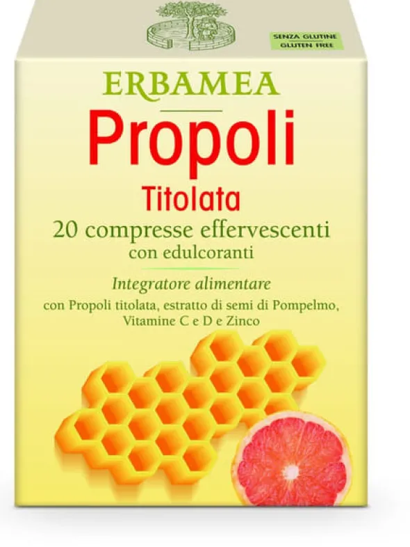 PROPOLI TITOLATA 20 COMPRESSE EFFERVESCENTI