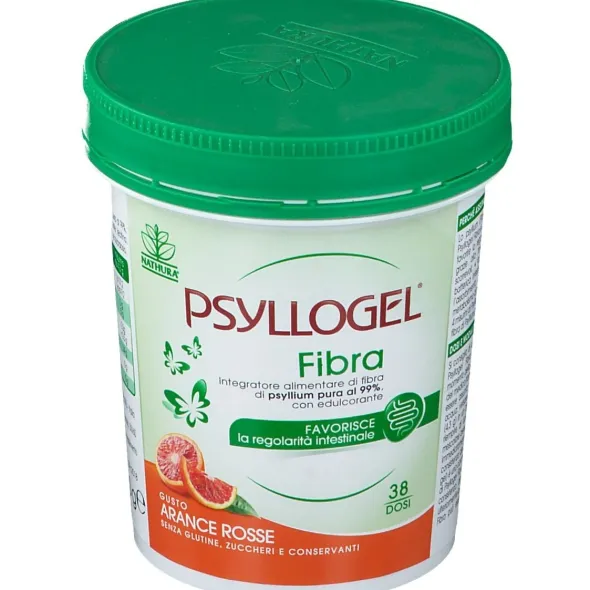 PSYLLOGEL FIBRA ARANCE ROSSE VASO 170 G