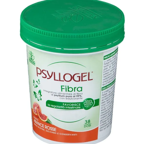 PSYLLOGEL FIBRA ARANCE ROSSE VASO 170 G
