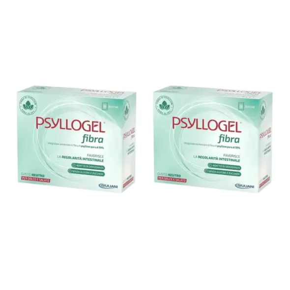 PSYLLOGEL FIBRA NEUTRO 20 BUSTINE Pack X2