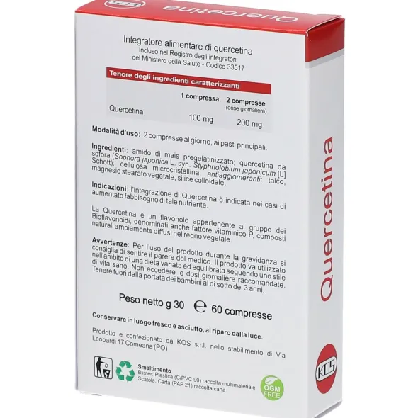 QUERCETINA 60 COMPRESSE
