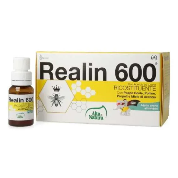 REALIN 600 10 FLACONCINI SDC 10 ML TAPPO DOSATORE 400 MG