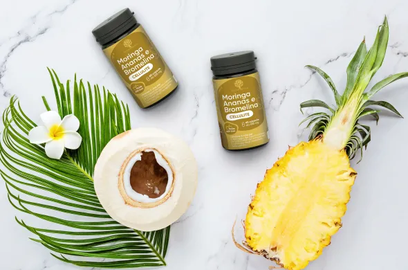 REDMORINGA MORINGA ANANAS BROMELINA 60 CAPSULE