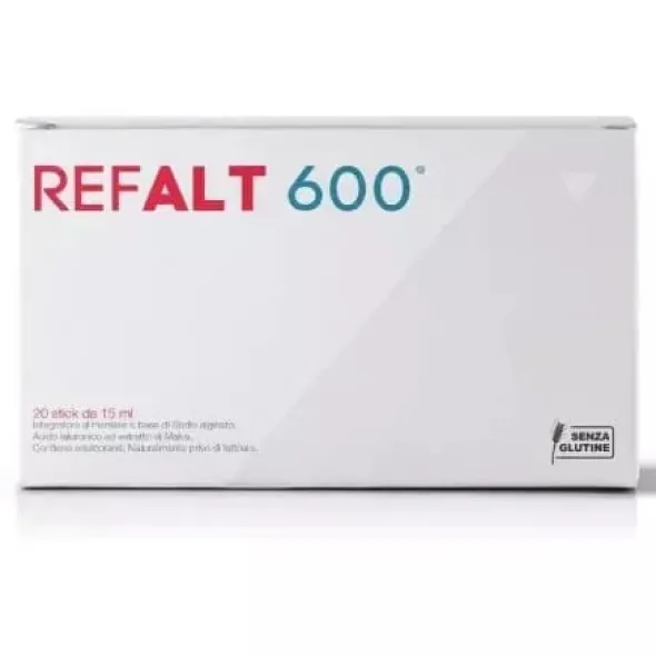REFALT 600 20 STICK PACK X 15 ML