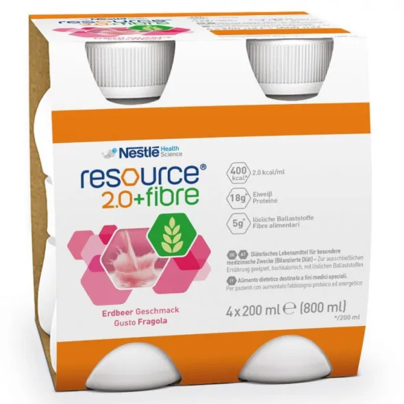 RESOURCE 2,0 + FIBRE FRAGOLA 200 ML