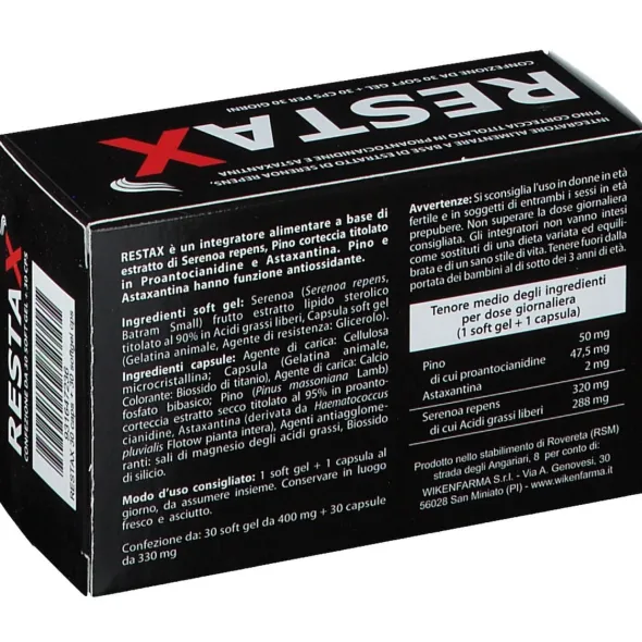 RESTAX 30 CAPSULE + 30 CAPSULE SOFTGEL