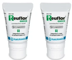 REUFLOR GOCCE 5 ML Pack da 2