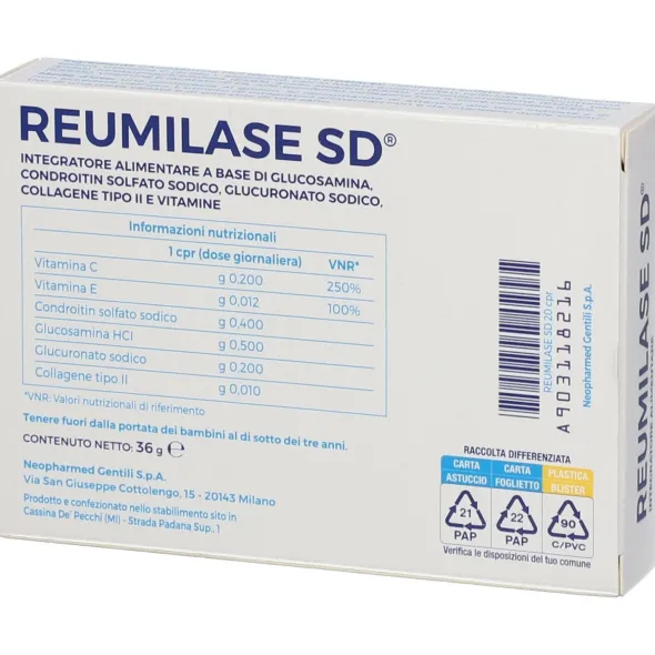 REUMILASE SD 20 COMPRESSE