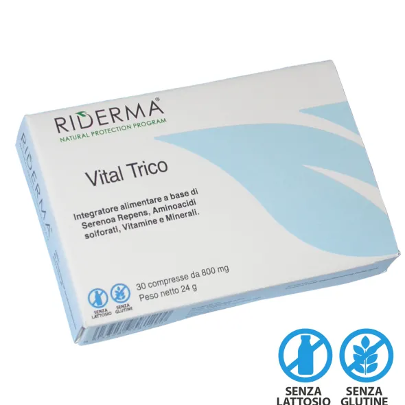 RIDERMA VITAL TRICO 30 COMPRESSE