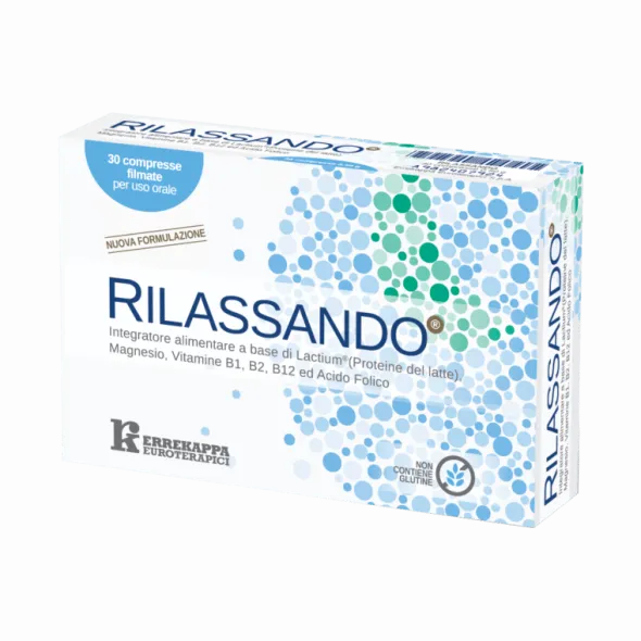 RILASSANDO 30 COMPRESSE FILMATE CON MELATONINA SENZA GLUTINE
