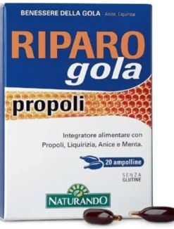 RIPARO GOLA PROPOLI 20 SOFTGEL MASTICABILI CON EDULCORANTE