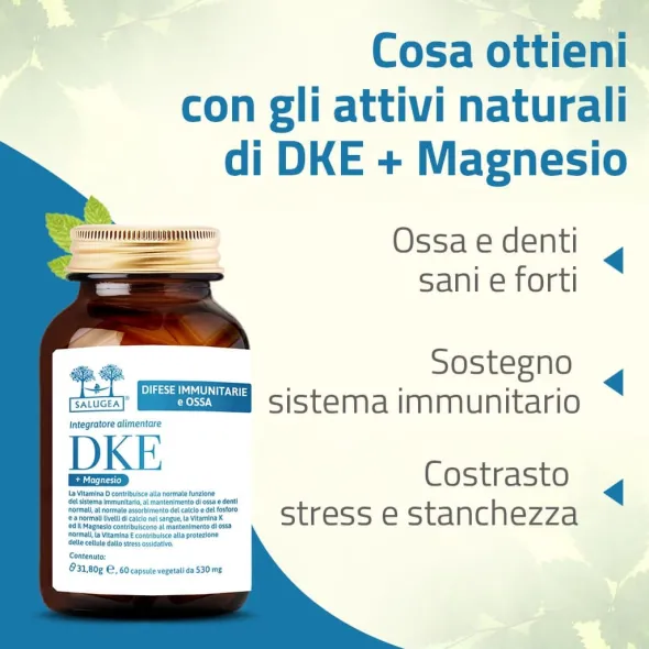 SALUGEA DKE + MAGNESIO 60 CAPSULE