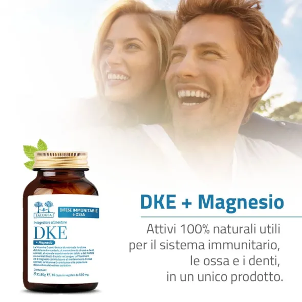 SALUGEA DKE + MAGNESIO 60 CAPSULE