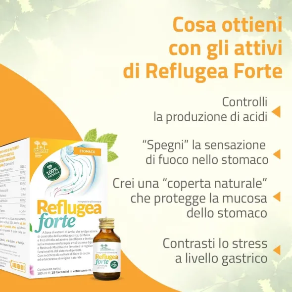SALUGEA REFLUGEA FORTE 18 FLACONCINI DA 10 ML