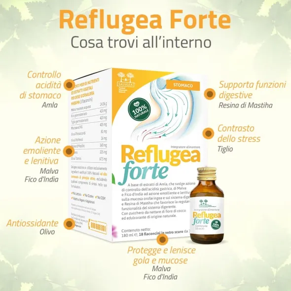 SALUGEA REFLUGEA FORTE 18 FLACONCINI DA 10 ML