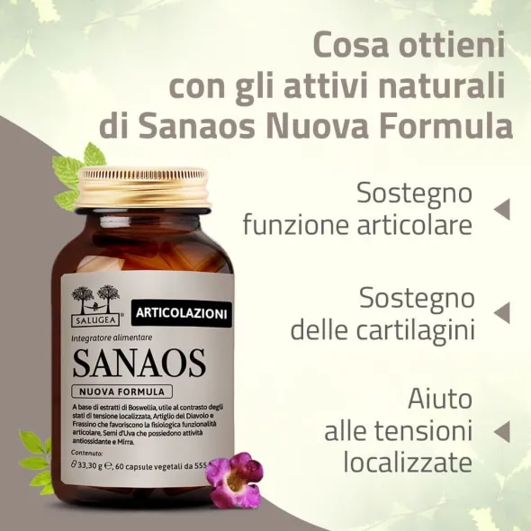 SALUGEA SANAOS NUOVA FORMULA 60 CAPSULE