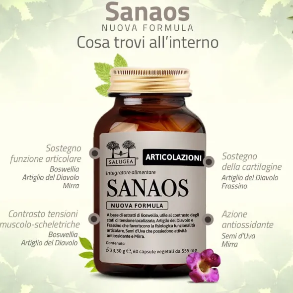 SALUGEA SANAOS NUOVA FORMULA 60 CAPSULE