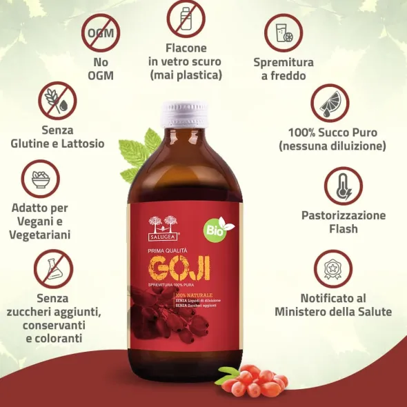 SALUGEA SUCCO GOJI BIO 500 ML