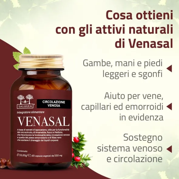 SALUGEA VENASAL 60 CAPSULE