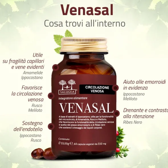 SALUGEA VENASAL 60 CAPSULE