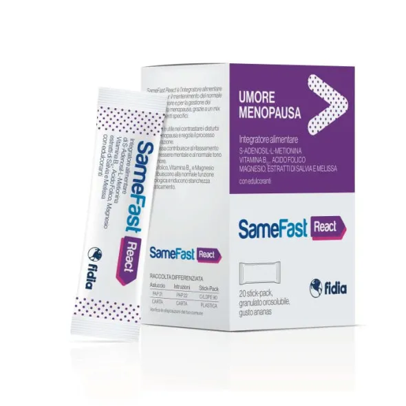 SAMEFAST REACT 20 STICK PACK