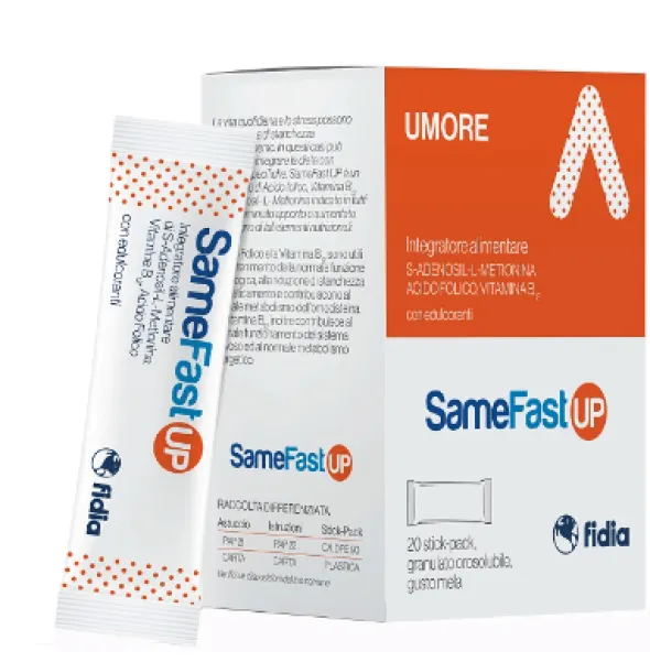 SAMEFAST UP 20 STICK PACK GRANULATO OROSOLUBILE GUSTO ANANAS