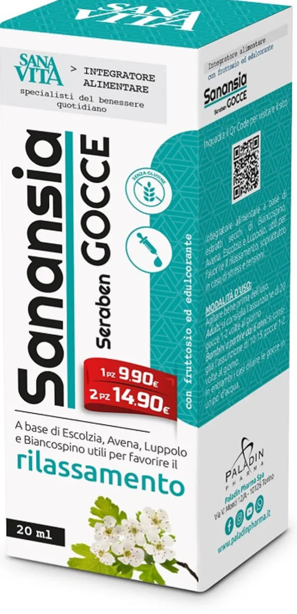 SANAVITA SANANSIA SERABEN GOCCE 20 ML