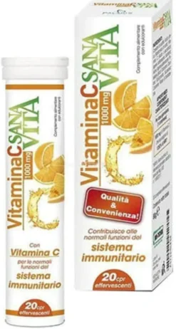 SANAVITA VITAMINA C 20 COMPRESSE EFFERVESCENTI