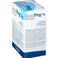 Sanipeg Macrogol polvere orale per la stipsi, 20 bustine