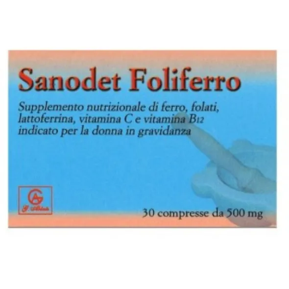 SANODET FOLIFERRO 30 COMPRESSE