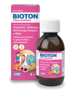 Sciroppo Bioton Difesa Bambini con echinacea e propoli, 120ml