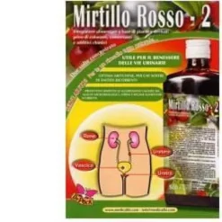 Sciroppo Dr Pock Mirtillo Rosso 2 per le vie urinarie 500ml