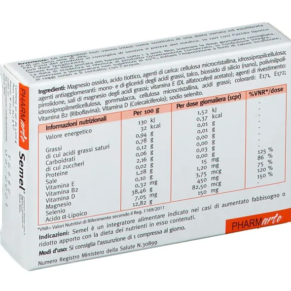 SEMEL 30 COMPRESSE DA 1,170 G