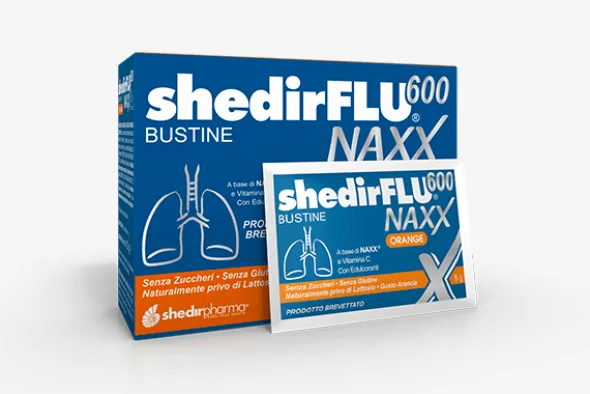 SHEDIRFLU 600 NAXX ARANCIA SENZA ZUCCHERI 20 BUSTINE