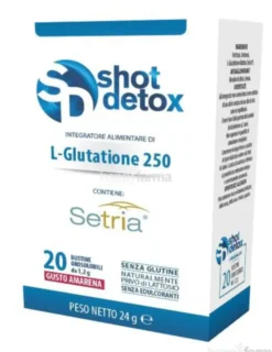 SHOT DETOX L-GLUTATIONE 250 20 STICK DA 1,2 G