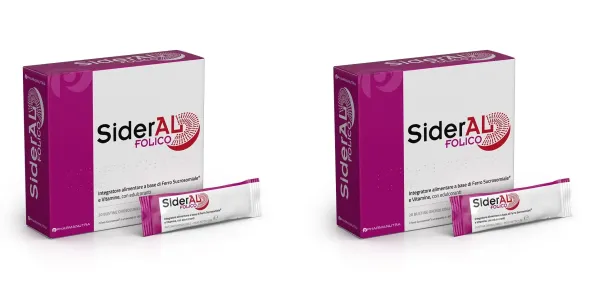 SIDERAL FOLICO 30 MG 20 BUSTINE OROSOLUBILI Pack da 2